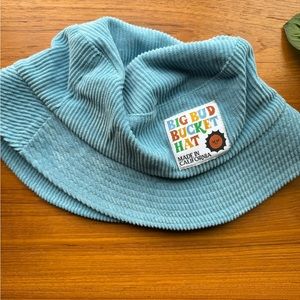 BNWOT Big Bud Press Corduroy Bucket Hat Baby Blue Made in California